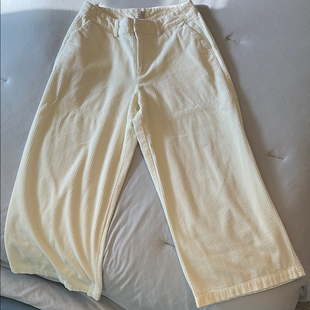 a new day Cream Wide Leg Pants